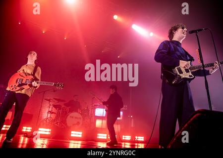 Bournemouth, Royaume-Uni. 26 novembre 2024. Les Snut se produisent à l'O2 Academy Bournemouth 26.11.2024. Crédit : Charlie Raven/Alamy Live News Banque D'Images