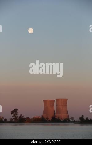 Herald, Californie, États-Unis. 16 novembre 2024. La centrale nucléaire de Rancho Seco est une centrale nucléaire déclassée construite par le Sacramento Municipal Utility District à Herald, en Californie. (Crédit image : © David G. McIntyre/ZUMA Press Wire) USAGE ÉDITORIAL SEULEMENT! Non destiné à UN USAGE commercial ! Banque D'Images