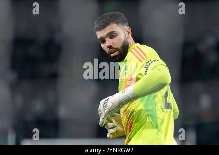 26 novembre 2024. Lisbonne, Portugal. Le gardien espagnol d'Arsenal David Raya (22 ans) en action lors du match de la phase de groupes pour l'UEFA Champions League, Sporting vs Arsenal crédit : Alexandre de Sousa/Alamy Live News Banque D'Images