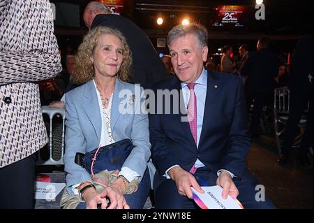 Madrid, Espagne. 27 novembre 2024. Lors de l'édition 25 de Capon de Cascajares Fondation aution à Madrid le mardi 26 novembre 2024. Crédit : CORDON PRESS/Alamy Live News Banque D'Images