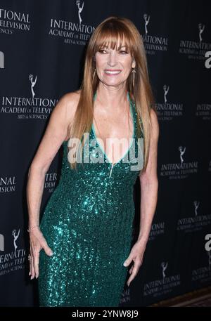 New York, États-Unis. 25 novembre 2024. Jane Seymour à la 52e cérémonie des International Emmy Awards au Hilton de New York le 25 novembre 2024 à New York City, NY, USA. Photo de MM/ABACAPRESS. COM Credit : Abaca Press/Alamy Live News Banque D'Images