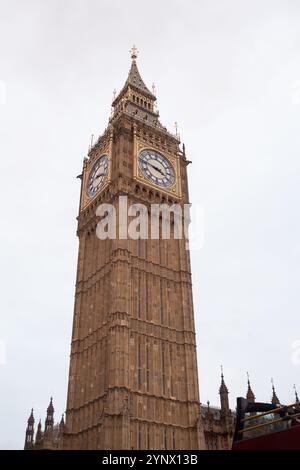 Westminster, Londres, Royaume-Uni. 19 novembre 2024. Big Ben au Palais de Westminster à Londres. Crédit : Maureen McLean/Alamy Banque D'Images