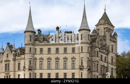 Château de Dunrobin, Golspie, Highland, Écosse, Royaume-Uni Banque D'Images