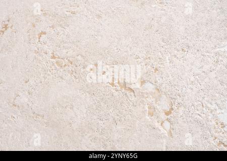 Calcaire Beige similaire au marbre naturel surface pour salle de bains ou cuisine du comptoir. Texture haute résolution et le motif. Banque D'Images