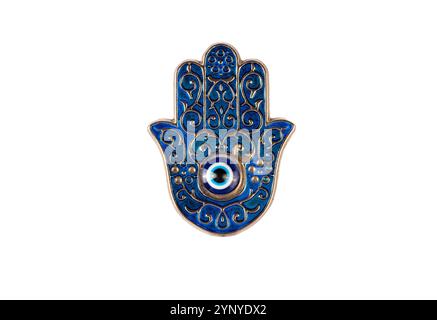 Amulette HAMSA, la main de Dieu, accrochée à la maison ou portée pour la bonne santé fortune et la protection du propriétaire, populaire au moyen-Orient et à Nort Banque D'Images