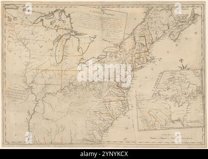 Les États-Unis selon le traité de paix définitif signé à Paris, septembre. 3d, 1783 1784 par McMurray, William Banque D'Images