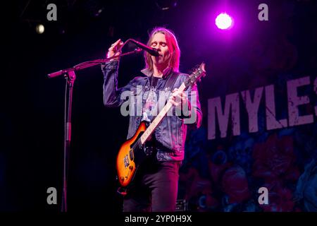 Manchester, Angleterre, 27 novembre 2024. Myles Kennedy joue à la Manchester Academy dans le cadre de son MK Birthday Extravaganza lors de son retour au Royaume Tour. Crédit : Izzy Clayton/Alamy Live News Banque D'Images