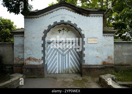 Gedeng Beleq, un bâtiment historique à Bonjeruk comme l'une des destinations touristiques, Lombok, West Nusa Tenggara, Indonésie. Banque D'Images