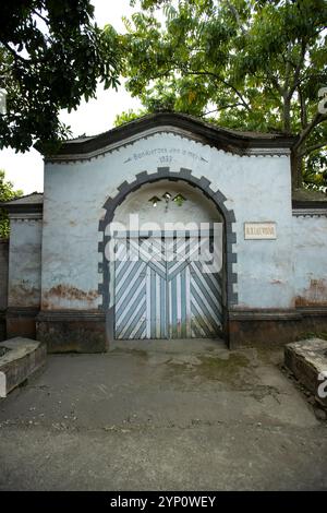 Gedeng Beleq, un bâtiment historique à Bonjeruk comme l'une des destinations touristiques, Lombok, West Nusa Tenggara, Indonésie. Banque D'Images