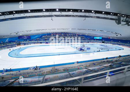 Pékin, Chine. 28 novembre 2024. PÉKIN, CHINE - NOVEMBRE 28 : ovale national de patinage de vitesse le 28 novembre 2024 à Pékin, Chine (photo par Andre Weening/Orange Pictures) crédit : Orange pics BV/Alamy Live News Banque D'Images