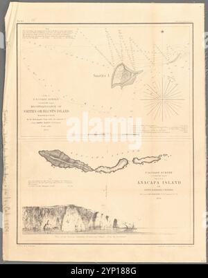 Reconnaissance de Smith's or Blunt's Island, Washington 1854 par Alden, James, 1810-1877 Banque D'Images