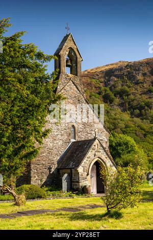 Royaume-Uni, pays de Galles, Gwynedd, Snowdonia, Beddgelert, église paroissiale St Mary Banque D'Images