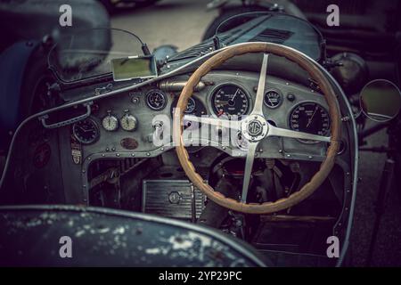 MG TA de 1937 à Classic car Race, Jochpass Oldtimer Memorial, Allemagne Banque D'Images