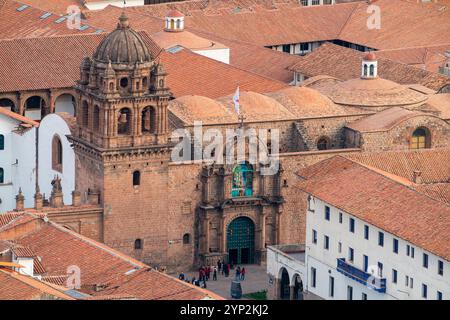 Basilique Menor de la Merced, Patrimoine mondial de l'UNESCO, Cusco, Pérou, Amérique du Sud Banque D'Images
