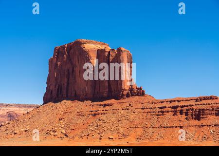 Formation rocheuse vue de John Ford point, Monument Valley, Arizona, États-Unis d'Amérique, Amérique du Nord Banque D'Images