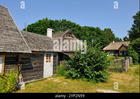 Toomarahva Tourisme ferme, situé dans le parc national de Lahemaa, dans le petit village de pêcheurs d'Altja, Estonie, Europe Banque D'Images