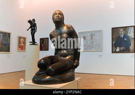 Expositions de sculptures, Musée d'art Kumu, Tallinn, Estonie, Europe Banque D'Images