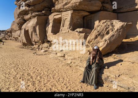 Gebel Al-Silsila, Egypte, Afrique du Nord, Afrique Banque D'Images