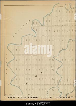 Newark, double page plate No. 35 [carte délimitée par Avenue B, Thomas réunis, Avenue K] Banque D'Images