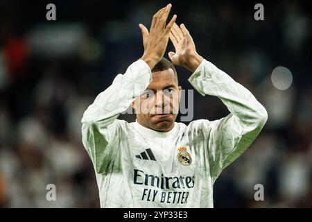 Madrid, Espagne. 05 novembre 2024. Kylian MBAPPE du Real Madrid lors du match MD4 de l'UEFA Champions League, League phase MD4 entre le Real Madrid CF et l'AC Milan le 5 novembre 2024 au stade Santiago Bernabeu de Madrid, Espagne - photo Matthieu Mirville/DPPI crédit : DPPI Media/Alamy Live News Banque D'Images