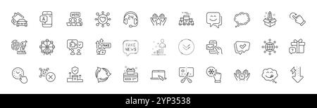 Défilement vers le bas, messagerie Messenger et icônes de ligne de chargement domicile. Pour l'application Web, impression. Icônes de ligne. Vecteur Illustration de Vecteur
