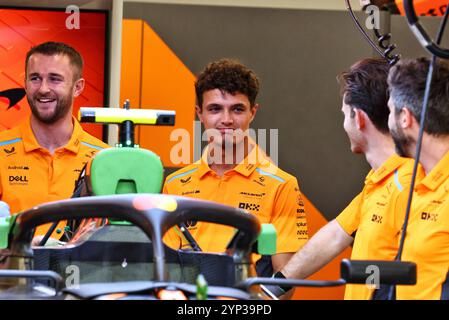 Doha, Qatar. 28 novembre 2024. Lando Norris (GBR) McLaren. 28.11.2024. Championnat du monde de formule 1, route 23, Grand Prix du Qatar, Doha, Qatar, journée de préparation. Le crédit photo devrait se lire : XPB/Alamy Live News. Banque D'Images