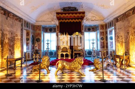 Place Room Rosenborg Slot Renaissance Castle Copenhagen Denmark Banque D'Images