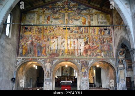 Chiesa di Santa Maria degli Angeli, Lugano, République et canton du Tessin, Suisse, Schweiz, Suisse, Svájc, Europe Banque D'Images