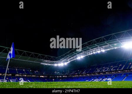 Saint-Sébastien, Espagne. 28 novembre 2024. SAN SEBASTIAN, 28-11-2024, Reale Arena, football, UEFA Europa League, saison 2024/2025, match entre Real Sociedad et Ajax, aperçu du stade crédit : Pro Shots/Alamy Live News Banque D'Images