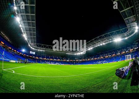 Saint-Sébastien, Espagne. 28 novembre 2024. SAN SEBASTIAN, 28-11-2024, Reale Arena, football, UEFA Europa League, saison 2024/2025, match entre Real Sociedad et Ajax, aperçu du stade crédit : Pro Shots/Alamy Live News Banque D'Images