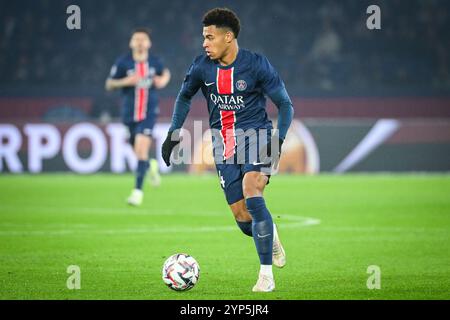 Paris, France. 22 novembre 2024. Désir DOUÉ DU PSG lors du match de Ligue 1 entre le Paris Saint-Germain et le Toulouse FC le 22 novembre 2024 au stade du Parc des Princes à Paris, France - photo Matthieu Mirville/DPPI crédit : DPPI Media/Alamy Live News Banque D'Images