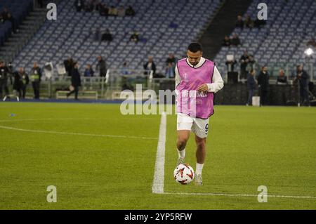 Roma, Rome, Italie. 28 novembre 2024. 5ème jour de la Ligue Europa de l'UEFA entre S.S. Lazio VS F.C. Ludogorets le 28 novembre 2024 au stade Olympique de Rome, italie (crédit image : © Stefano D'Offizi/ZUMA Press Wire) USAGE ÉDITORIAL SEULEMENT! Non destiné à UN USAGE commercial ! Banque D'Images