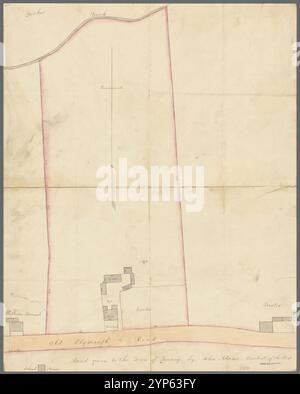 Terrain donné à la ville de Quincy, [Mass.] par John Adams, président des États-Unis 1800 Banque D'Images