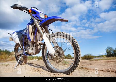 Moto tout-terrain, vélo tout-terrain Banque D'Images