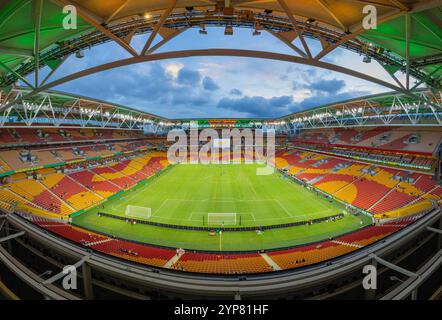 Brisbane, Australie. 28 novembre 2024. Brisbane, Australie, 28 novembre 2024 : vue générale de l'intérieur du stade avant le match international amical entre les CommBank Matildas et les Brazil Women au Suncorp Stadium de Brisbane, Australie Matthew Starling (Promediapix/SPP) crédit : SPP Sport Press photo. /Alamy Live News Banque D'Images