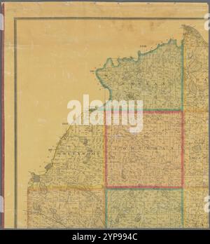 Carte du comté de Hennepin, Minnesota 1879 par Warner, George E., 1826?-1917 Banque D'Images