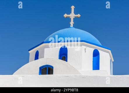 Église de Pamegiston Taksiarxon, Parikia, Paros, Cyclades, Grèce Banque D'Images