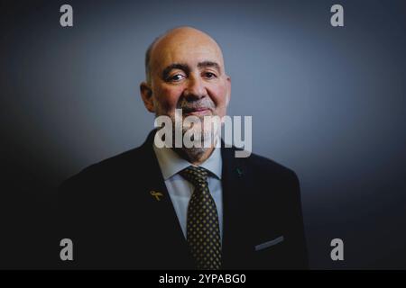 Ron Prosor, Israelischer Botschafter in Deutschland, aufgenommen im Rahmen eines interviews in Berlin, 20.11.2024. Berlin Deutschland *** Ron Prosor, ambassadeur d'Israël en Allemagne, enregistré lors d'une interview à Berlin, 20 11 2024 Berlin Allemagne Copyright : xFlorianxGaertnerx Banque D'Images