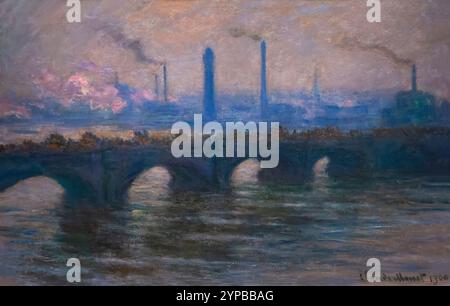 Waterloo Bridge, temps couvert, Claude Monet, 1900, Hugh Lane Gallery, Dublin Banque D'Images