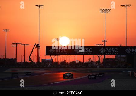 Lusail, Qatar. 29 novembre 2024. 14 ALONSO Fernando (spa), Aston Martin F1 Team AMR24, action14 ALONSO Fernando (spa), Aston Martin F1 Team AMR24, action lors du Grand Prix de formule 1 Qatar Airways Qatar 2024, 23e manche du Championnat du monde de formule 1 2024 du 29 novembre au 1er décembre 2024 sur le circuit international de Lusail, à Lusail, Qatar - photo Eric Alonso/DPPI crédit : DPPI Media/Alamy Live News Banque D'Images