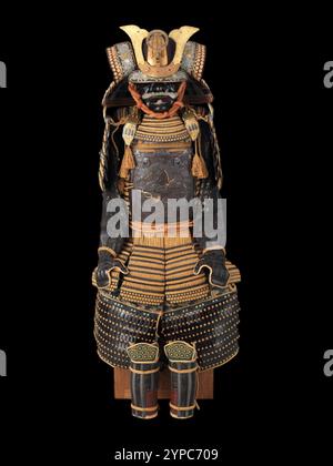 Armure de samouraï japonais du XVIIIe au XIXe siècle antique, historique Banque D'Images