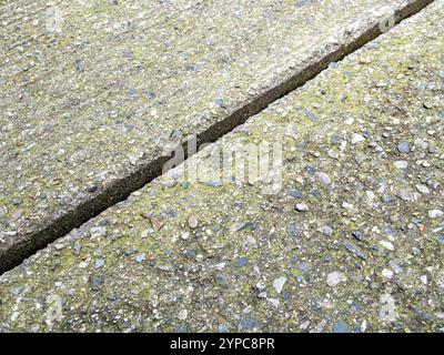 Joint de dilatation pour coulée de béton Banque D'Images