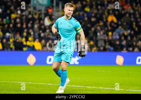 Broendby, Danemark. 29 novembre 2024. Broendby IF moeder AAB i Superligaen paa Broendby Stadion Fredag den 29. novembre 2024 crédit : Ritzau/Alamy Live News Banque D'Images