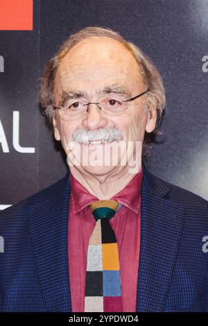 Turin, le photocall du film AmicheMai au 42ème Festival du film de Turin. Sur la photo : Maurizio Nichetti arrive au Media Center pour le tapis rouge du film Banque D'Images