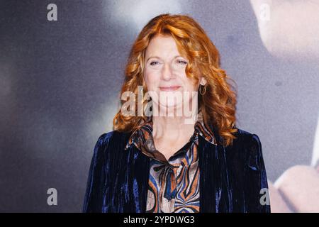 Turin, le photocall du film AmicheMai au 42ème Festival du film de Turin. Sur la photo : Angela Finocchiaro arrive au Media Center pour le tapis rouge du film Banque D'Images