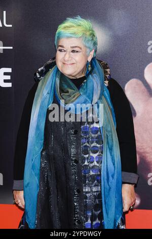 Turin, le photocall du film AmicheMai au 42ème Festival du film de Turin. Sur la photo : Serra Yılmaz arrive au Media Center pour le tapis rouge du film Banque D'Images