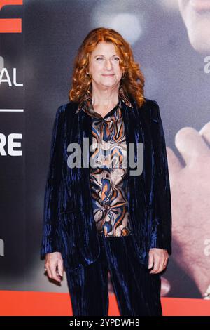 Turin, le photocall du film AmicheMai au 42ème Festival du film de Turin. Sur la photo : Angela Finocchiaro arrive au Media Center pour le tapis rouge du film Banque D'Images