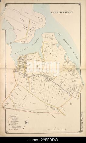 East Setauket 1915 - 1917 de Hyde, Merritt B. Banque D'Images