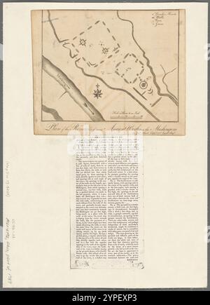 Plan des vestiges de quelques œuvres anciennes sur le Muskingum 1787 par cœur, Jonathan, 1748-1791 Banque D'Images