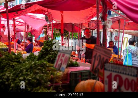 Tianguis de Condesa à Colonia Condesa le mardi à Mexico, Mexique Banque D'Images